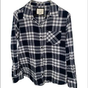 Forever 21 Black and White Flannel